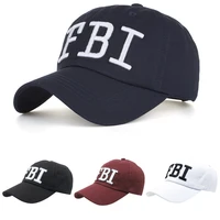 1pc men hat cap fbi fashion leisure embroidery caps unisex baseball caps