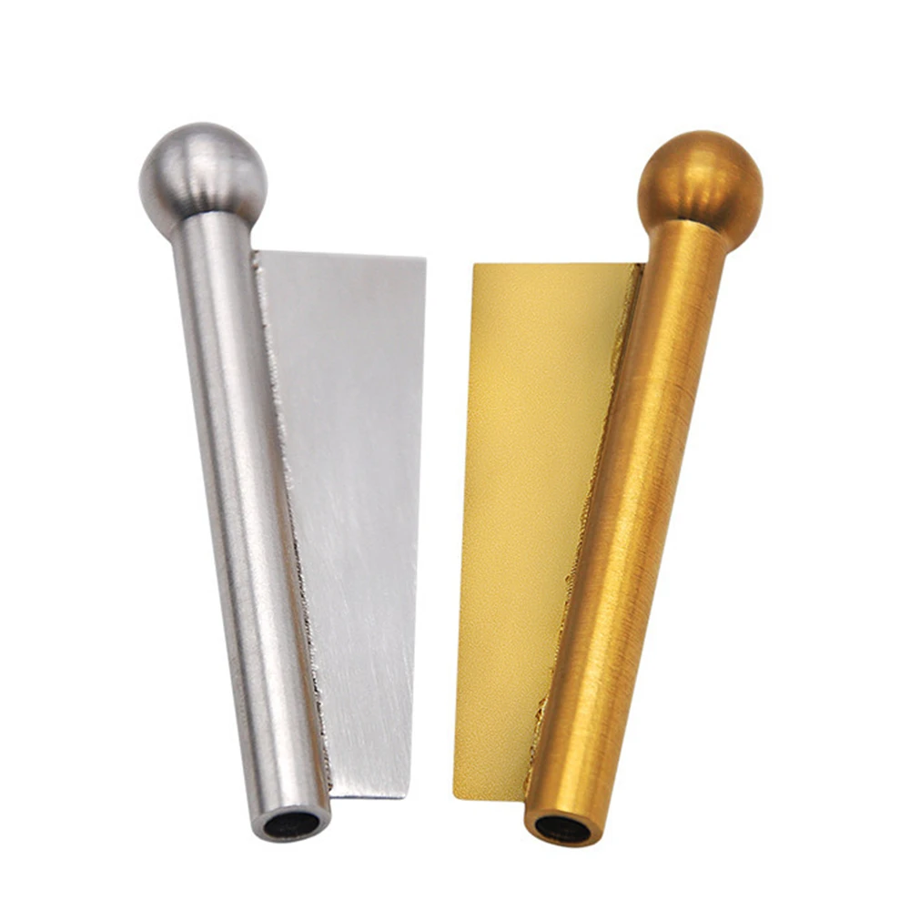 

Smoking Accessories Nasal Snuff Sniffer Straw Snorter Tube Gold Metal Spoon Use For Snorter Powder Spoon