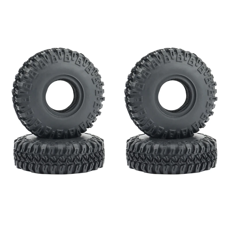 

4PCS 52X18mm 1.0 Inch Soft Rubber Wheel Tyre Tire for 1/24 RC Crawler Car Axial SCX24 90081 AXI00001 Upgrade Parts