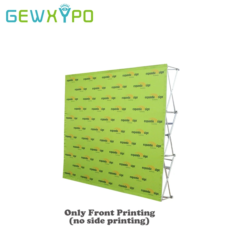 High Quality 8ft Straight Shape Easy Fabric Banner Portable Pop Up Advertising Display Wall With Single Side Graphic Printing | Дом и сад