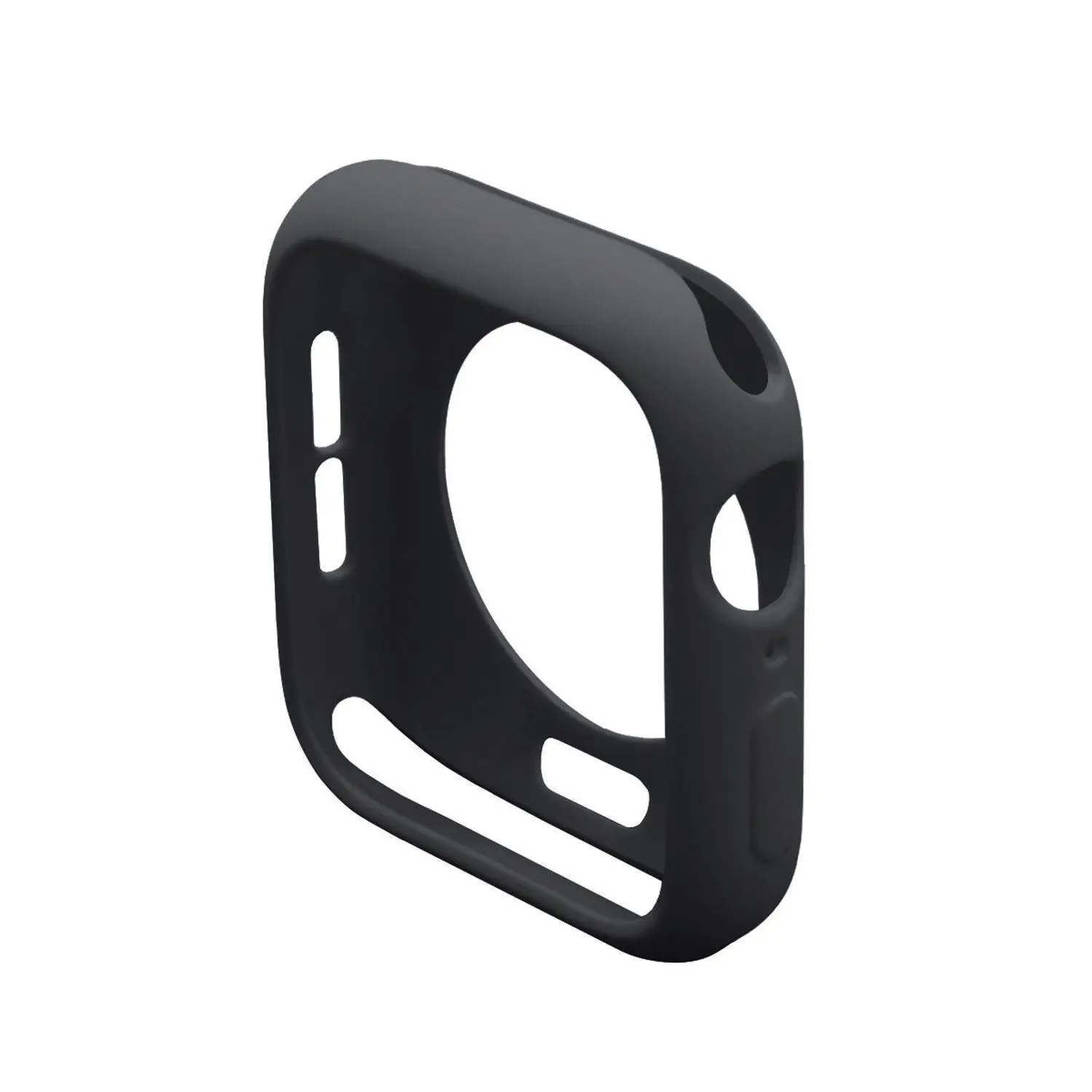 Чехол для часов Apple Watch 5, 4, 3, защитный бампер, мягкий силиконовый чехол из ТПУ для iWatch серии 42 мм, 38 мм, 44 мм, 40 мм, чехол - Цвет: Черный