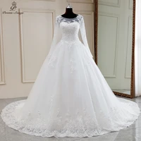 poemssongs new elegant long sleeves wedding dress boho marriage dress robe de mariee vestidos de novia wedding gown bridal dress