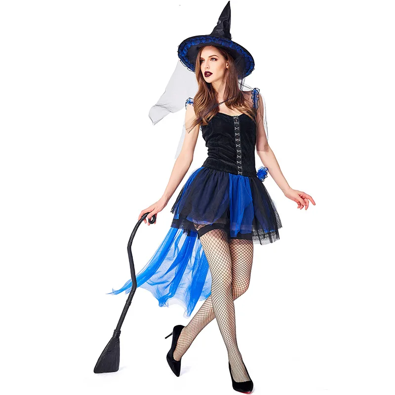 Пурим женщина Хэллоуин Revel вечерние паук ведьма костюм кружева длинный хвост