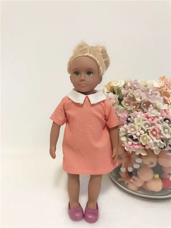 15 см мини-кукла, игровой дом, кукла, игрушка, Детская Коллекция подарков на день рождения - Цвет: sew defect
