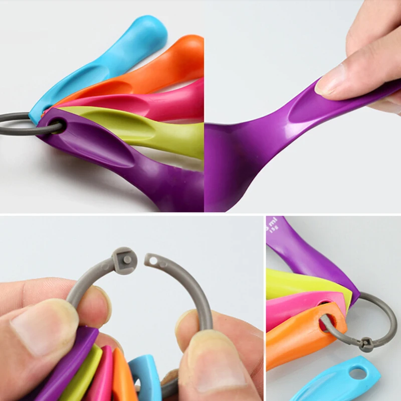 

5PCS Style Kitchen Colourworks Measuring Spoons Spoon Cup Baking Utensil Set Kit