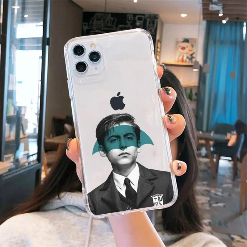 

the Umbrella Academy USA tv cover coque funda Phone Case Transparent for iPhone 6 7 8 11 12 s mini pro X XS XR MAX Plus