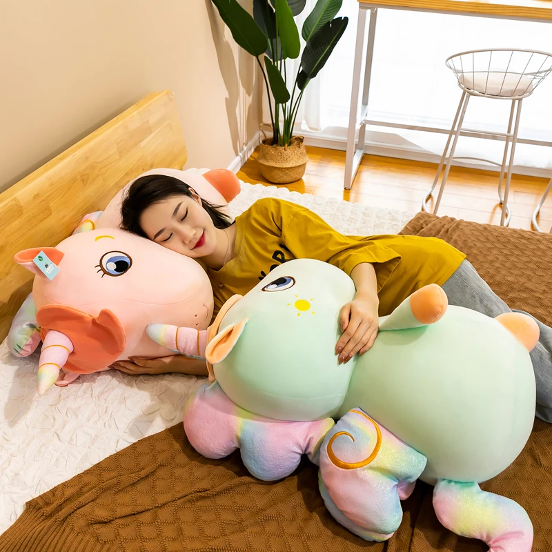 

Kawaii Giant Star Rainbow Unicorn Plush Toy Soft Stuffed Unicorn Toy Animal Horse Toys For Children Girl Pillow Birthday Gifts