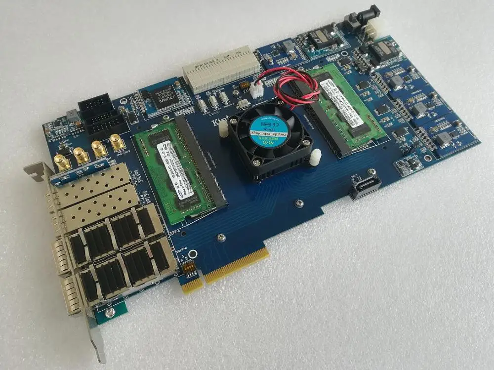 Плата xilinx fpga pcie плата xilinx fpga макетная плата pcie плата Kintex 7 XC7K420T XC7K325T xilinx pcie