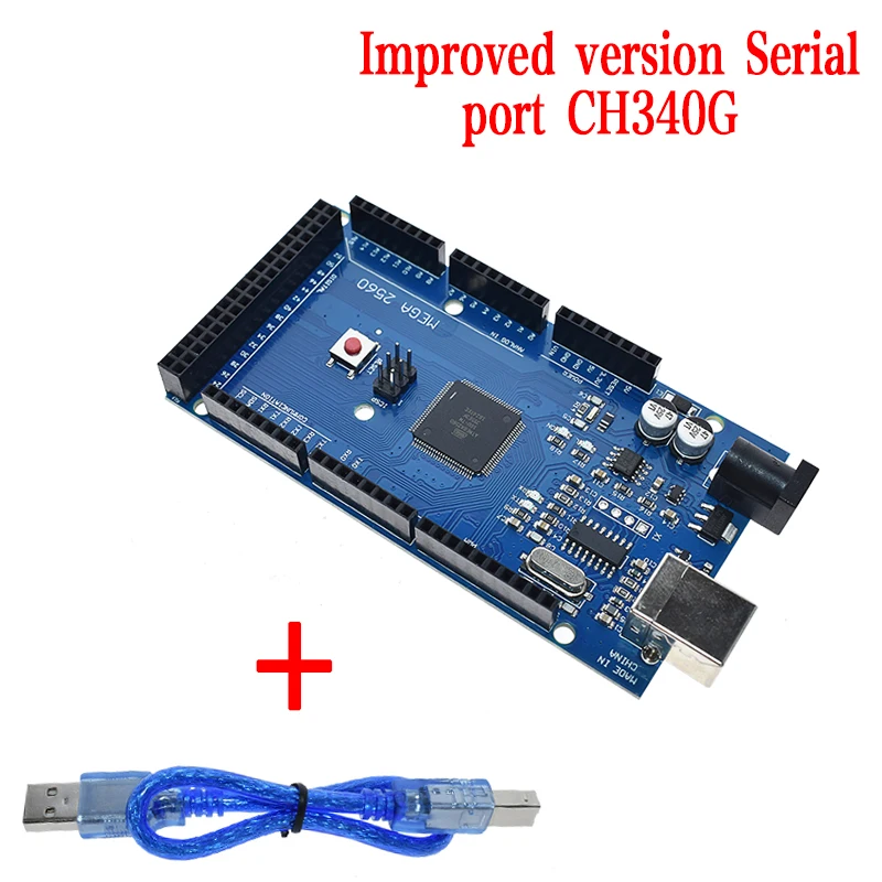 MEGA 2560 CH340G MEGA2560 MEGA 2560 R3 ATmega2560-16AU CH340G AVR USB плата развития MEGA2560 для arduino - Цвет: MEGA 2560 CH340G