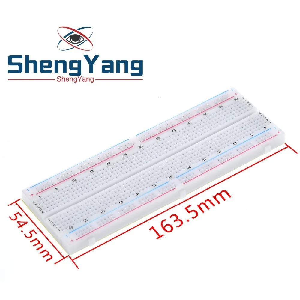 1 шт. ShengYang макетная плата 830 точечная печатная плата MB-102 MB102 тестирование Разработка DIY kit nodemcu raspberri pi 2 lcd высокая частота