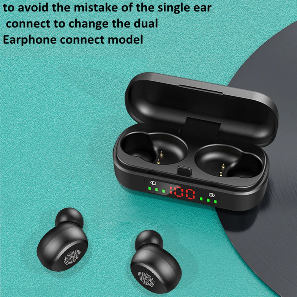 Новинка V8 беспроводные наушники Bluetooth 5 0 TWS Hi-Fi мини в ухо Спортивная Беговая