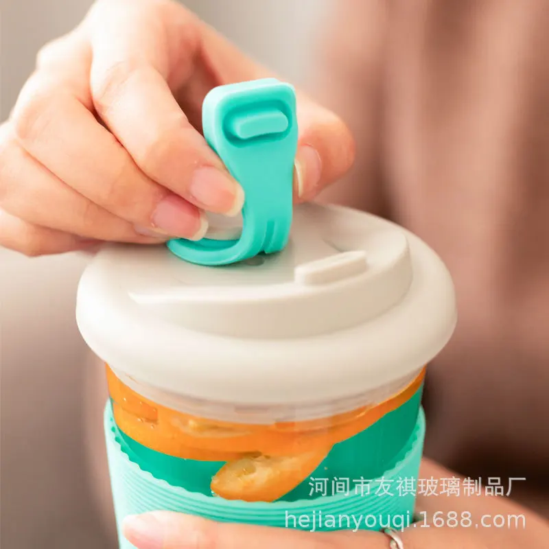 Современная модная кофейная кружка 300 мл силиконовое стекло против ожогов с