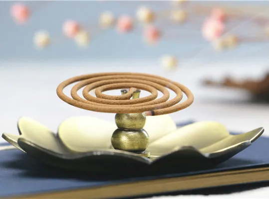 Античный держатель для благовоний медный палочки горелка Лотос