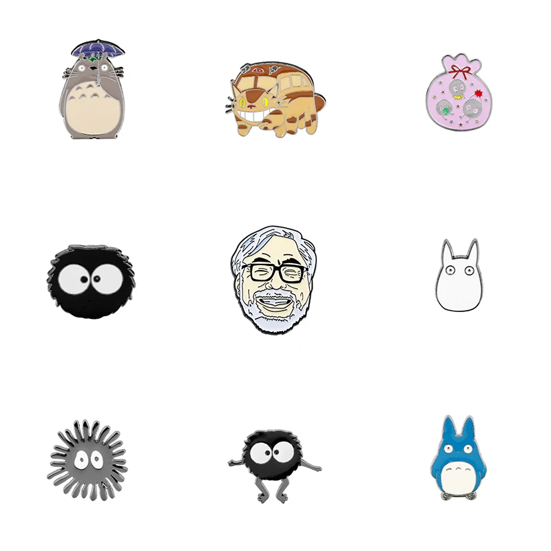 HEYu мультфильм Хаяо Миядзаки значок брошь креативный булавка Broches фигурка Кнопка