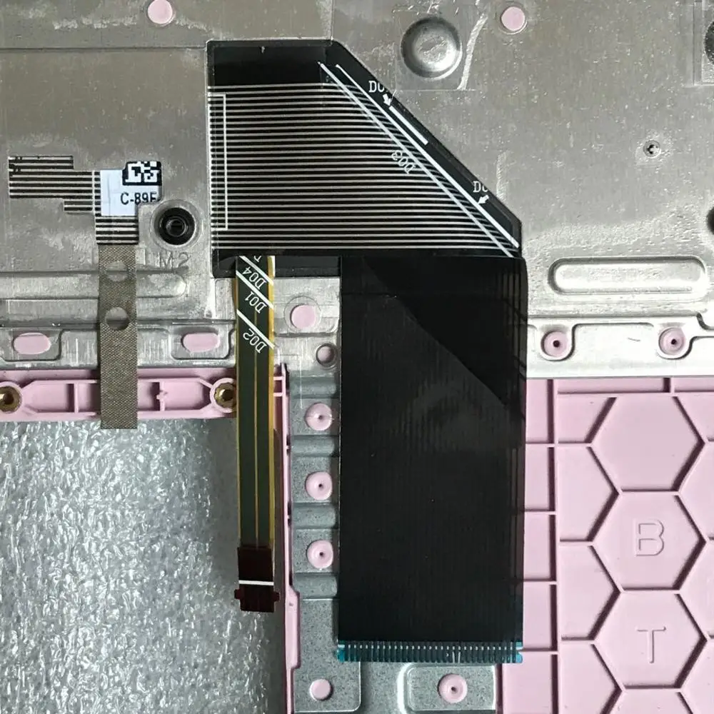 For new DELL inspiron 14 5480 5488 5485 gold upper top keyboard with or without backlight laptop C shell 030PJW 30PJW