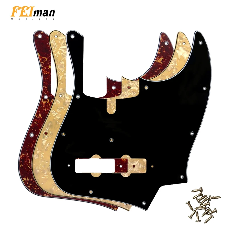 Детали для гитары Pleroo Pickguard US 11 отверстий Atelier Z DAL 5 струн царапин пластина джаз бас