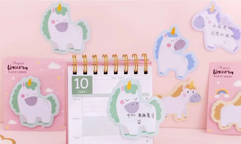 Милый мультяшный блокнот, креативный блокнот для заметок, Kawaii, Липкие заметки, планировщик для скрапбукинга, наклейки, подарок, офисное украшение, принадлежности 02124