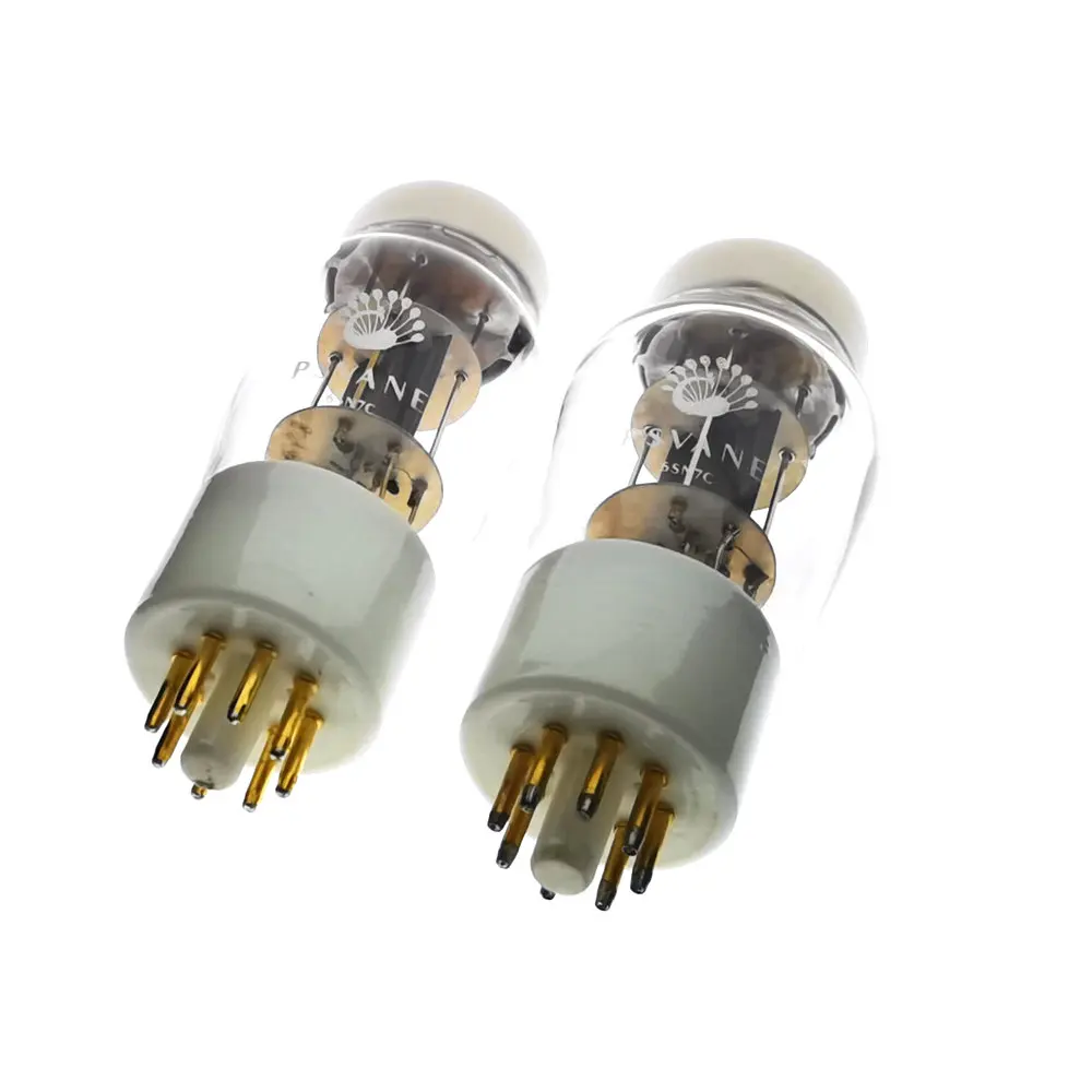 2PCS PSVANE Hot New 6SN7C UK6SN7 Vacuum Tube Gold Pin Replace 6SN7 6N8P 6H8C Matched Pair | Diodes