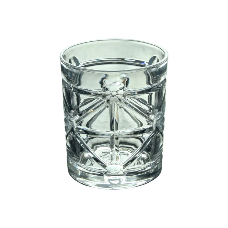 

2 Pcs/slot classical transparent fashion whiskey wine glass party pub wine drinking glass cups 0831-24