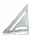 Треугольная линейка 90 градусов, утолщенная угловая линейка, алюминиевая плотницкая линейка, квадратная линейка, инструмент для макет, измерительный инструмент
