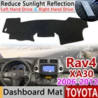 Для Toyota Rav4 XA30 2006  2012 для Toyota Previa RAV 4 30 Противоскользящий коврик, коврик на приборную панель Зонт коврик для панели автомобильные аксессуары 2007 2008 2010