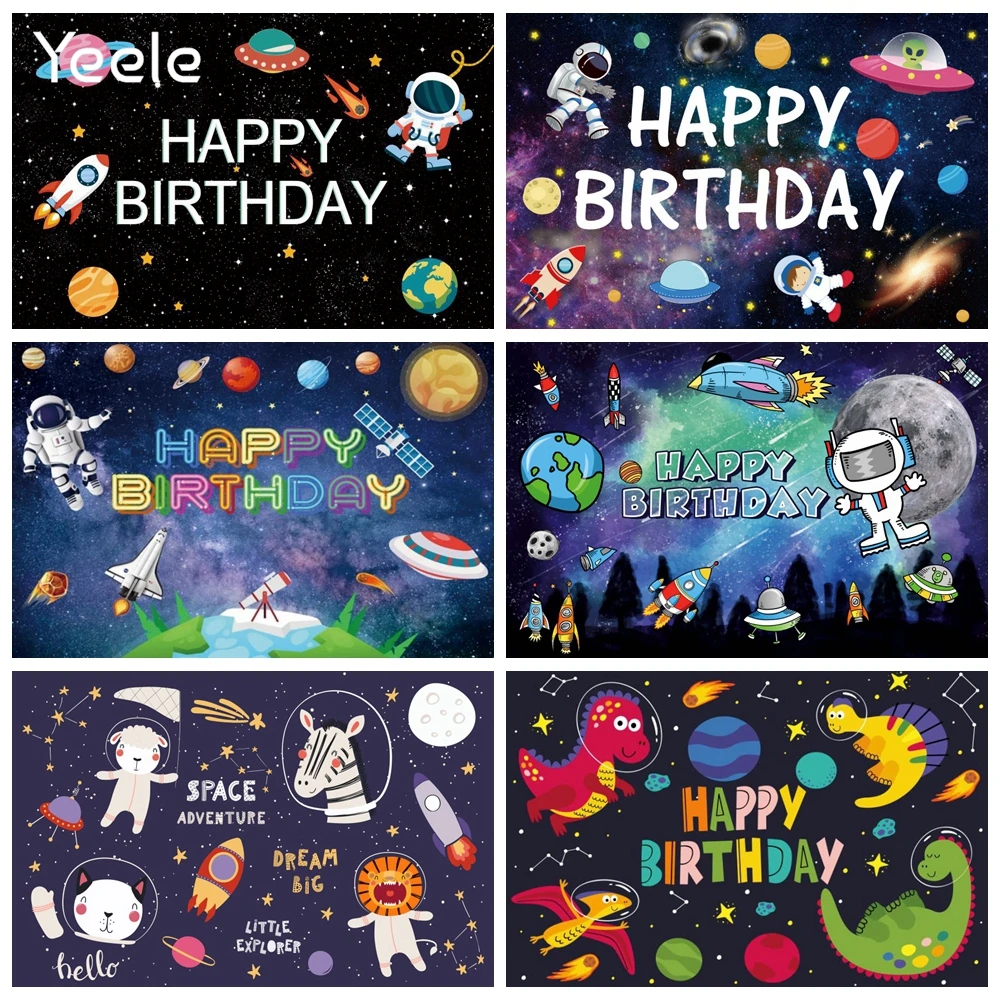 Yeele мультфильм астронавт космический ракета фон для фотосъемки в стиле детского