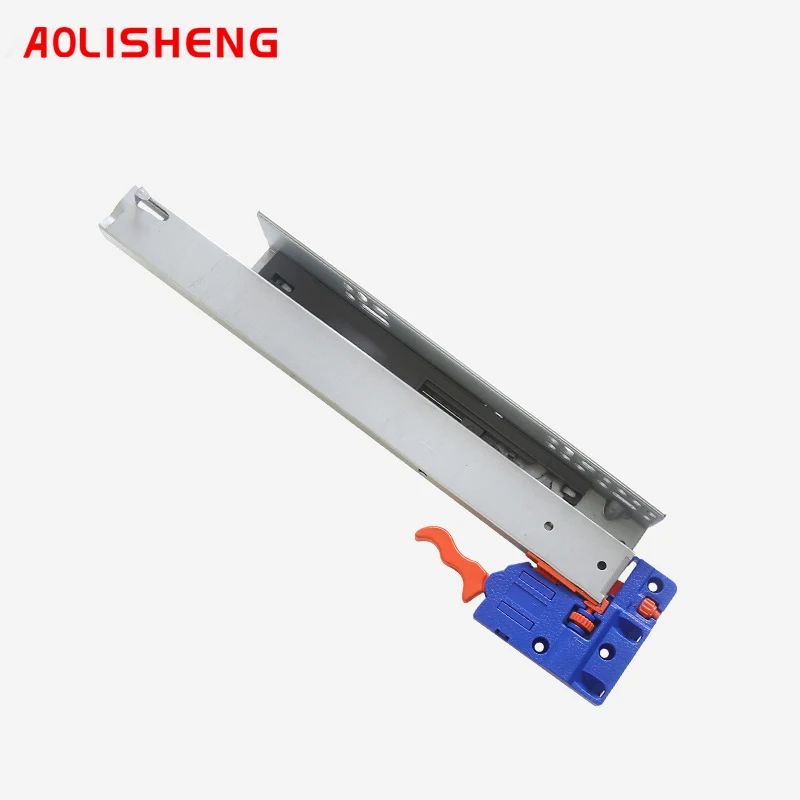 AOLISHENG скрытый ящик бегун три секции мягкое закрывающее Нижнее крепление кухонный