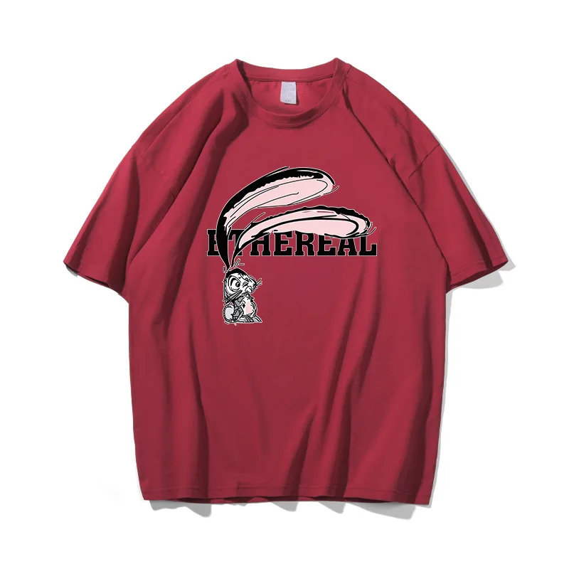 

RED STORE Men Oversized t-shirt off Fashion white 2021 printer short Tops casual cotton o-neck tees black t shirt men pack