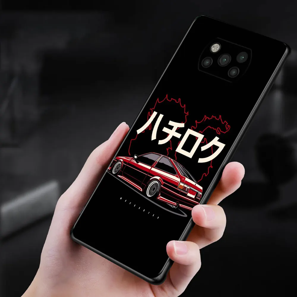 phone case for xiaomi poco f3 x3 gt x3 m3 pro x3 nfc pocophone f1 silicone fundas black coque sports car jdm drift free global shipping