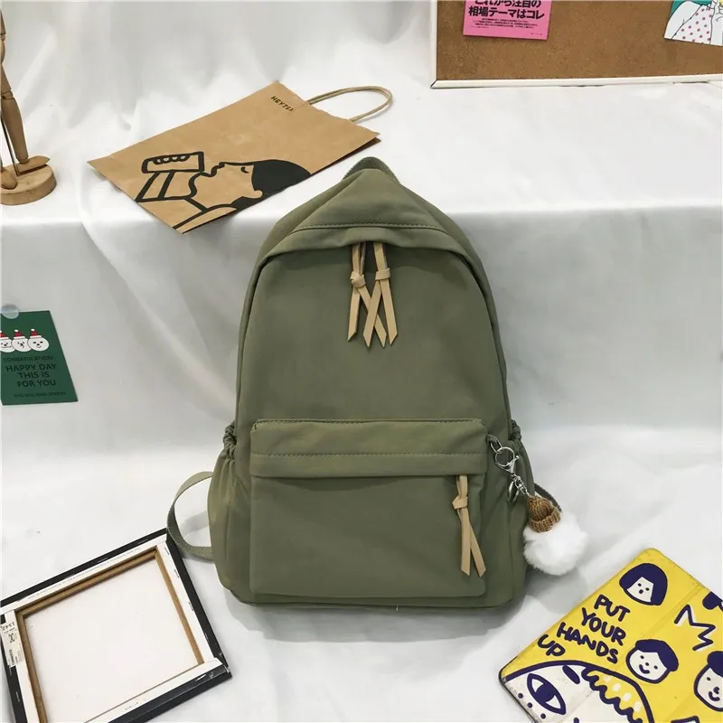 Модный рюкзак Женская нейлоновая сумка на плечо 15 6-дюймовый школьный для