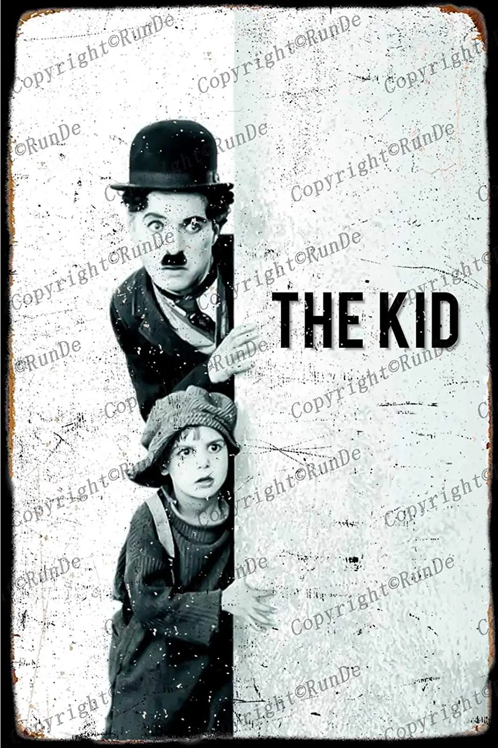 Оптовая продажа винтажные металлические знаки Chaplin оловянные ретро постер