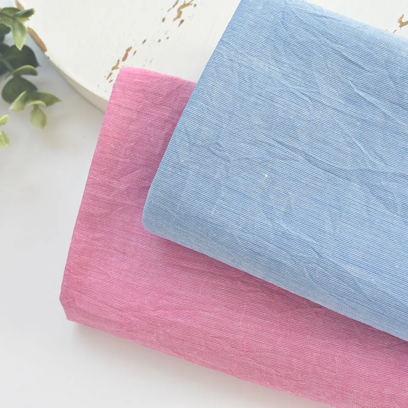 

110x50cm/pcs Cotton fabric woven solid color fabric dress skirt children's shirt handmade DIY