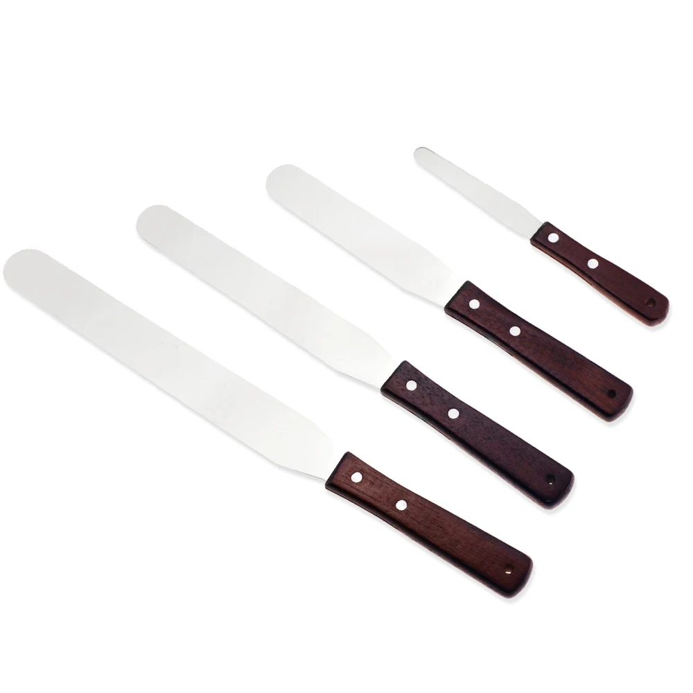 4/6/8/10 дюймов Нержавеющая сталь лопатка для торта соблазнительный крем масло