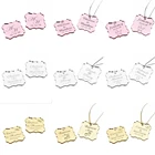 Искусственная акриловая квадратная Свадебная Настольная лампа с именем ребенка