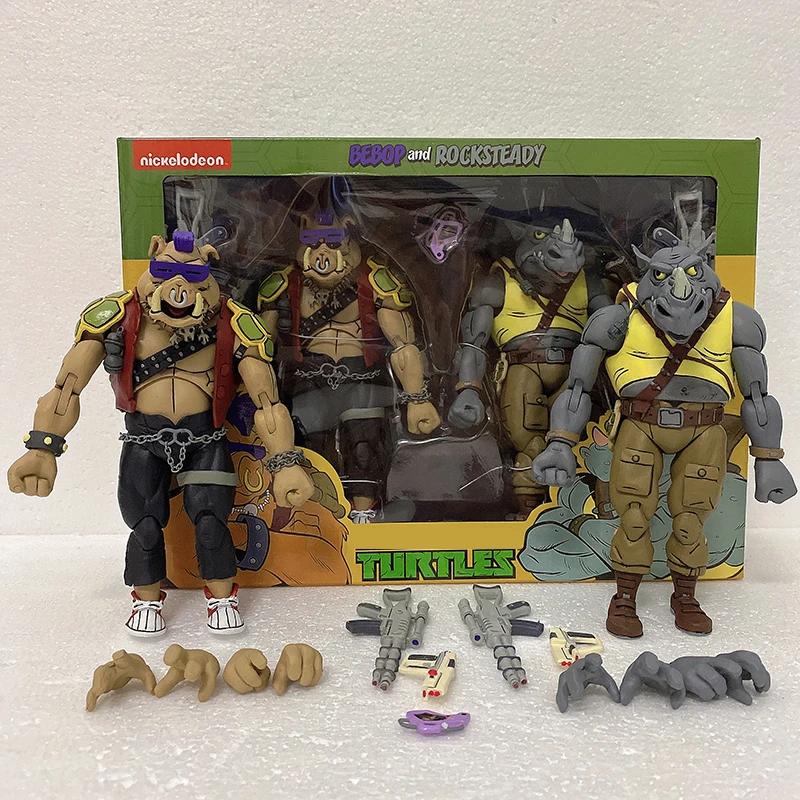 Фигурка Черепахи Bebop Rocksteady Донателло кьюна аниме шредер Микеланджело фигурка