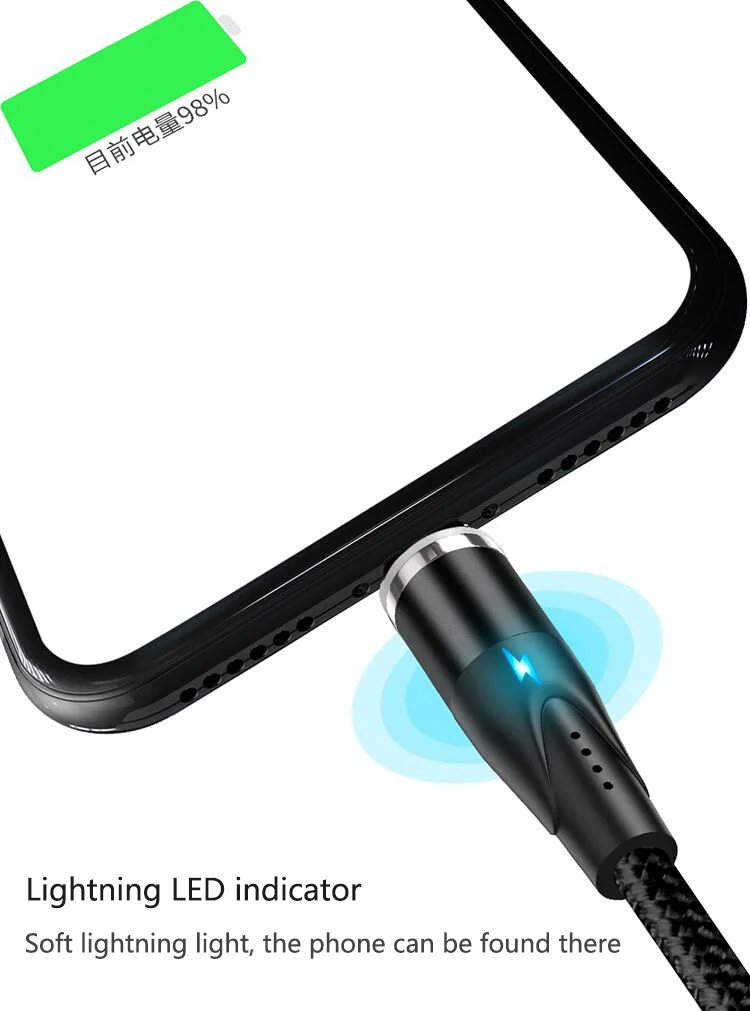 Магнитный кабель 3A Micro usb type C, супер быстрая зарядка и синхронизация данных, магнитное зарядное устройство usb type-C для iPhone XS, samsung, LG