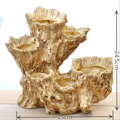 

Горшок из смолы для суккулентов