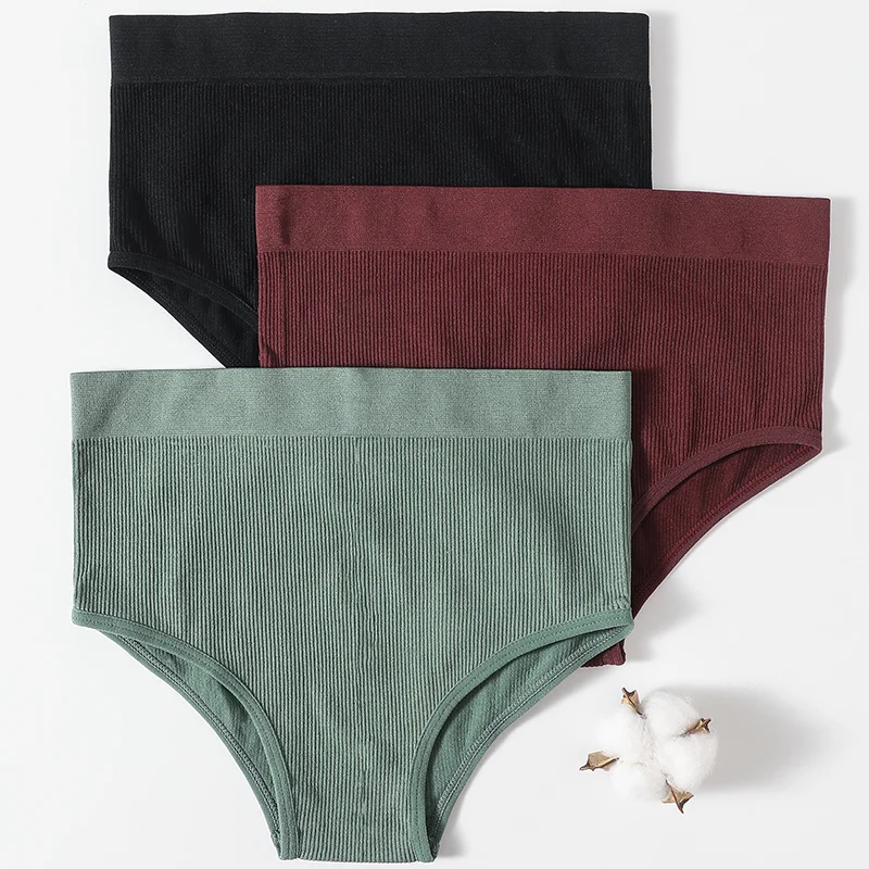 Женское нижнее белье с высокой талией бесшовное формованное сексуальное комфорт