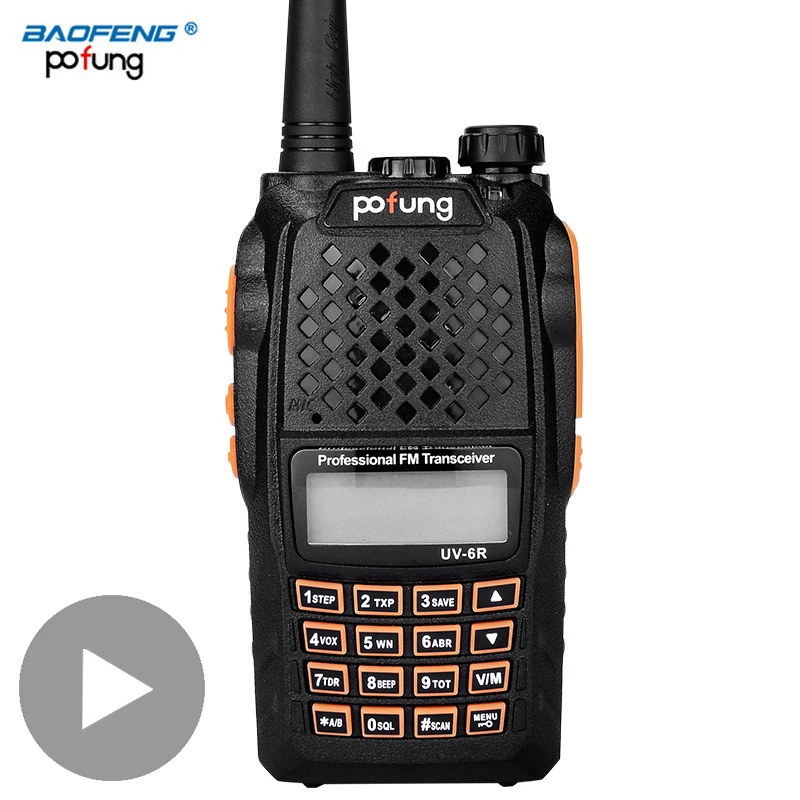 baofeng UV 6R UV6R для cb рация 10 км автомобильная портативная рации ham радиостанция
