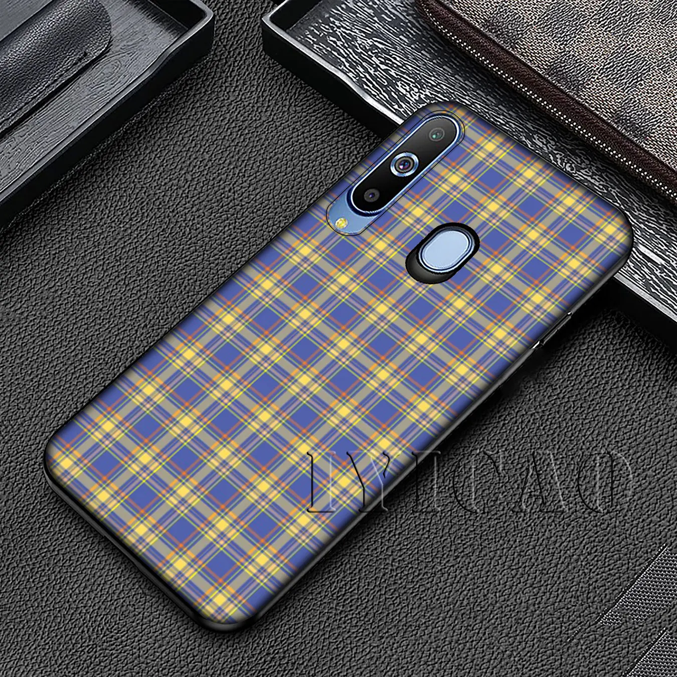 Клетчатый клетчатый Мягкий силиконовый чехол в клетку для Samsung Galaxy A70 A60 A50 A40 A30 A20