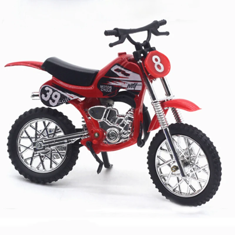 

1x Simulation Alloy Motocross Motorcycle Model Toy Home Decoration Kids Toy Gift
