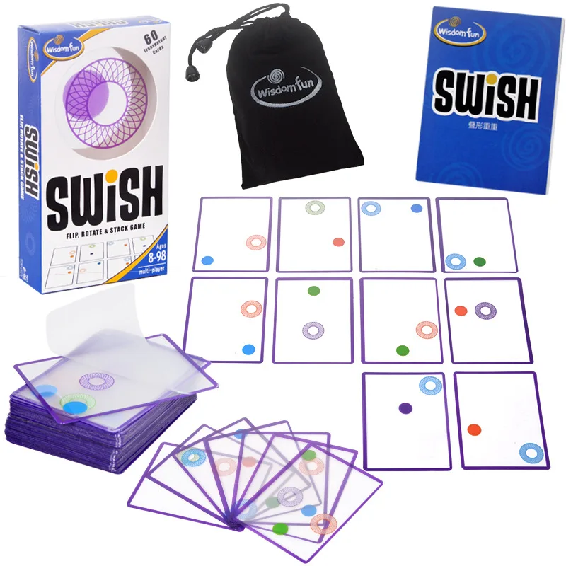 Swish Card настольные игры логическое мышление интеллект игрушки форма и цвет