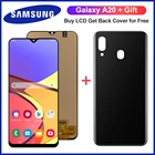 ЖК-дисплей 6,4 ''Super AMOLED для Samsung Galaxy A20 A205 SM-A205F A205FN, сенсорный экран, дигитайзер в сборе, замена
