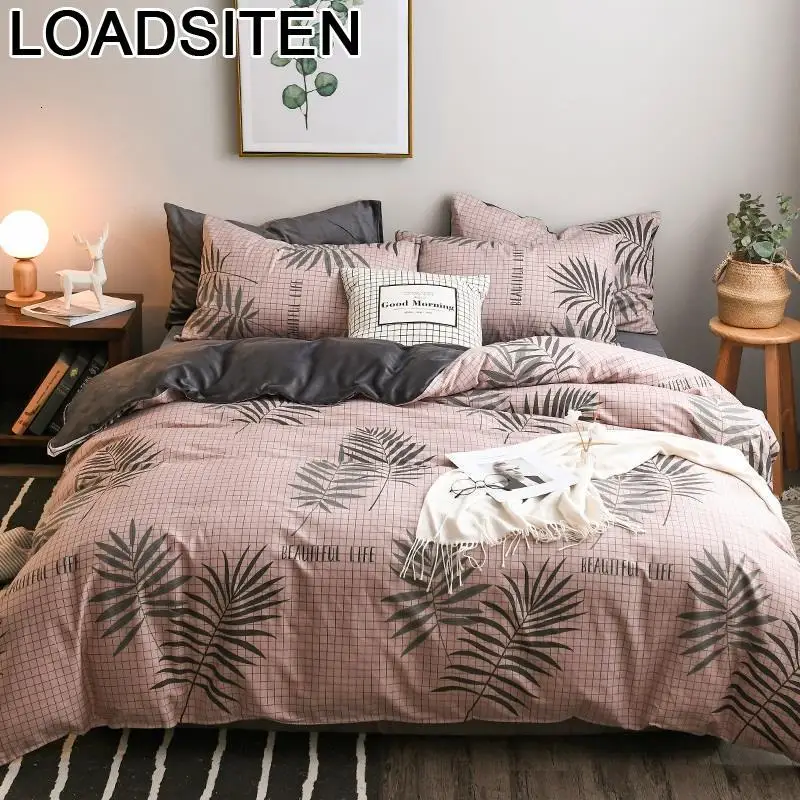 Nordicas Juego Nordico Matrimonio Queen одеяло из хлопка и льна Ropa Roupa De Cama постельные