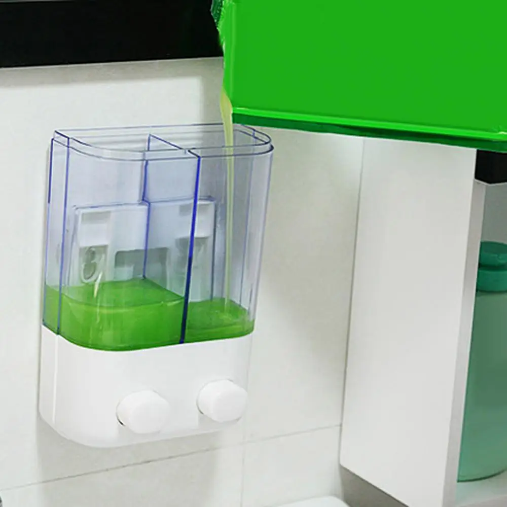 

60% Hot Sales!!! Single/Double Head Wall-mounted Liquid Soap Dispenser Shampoo Pump Lotion Bottle