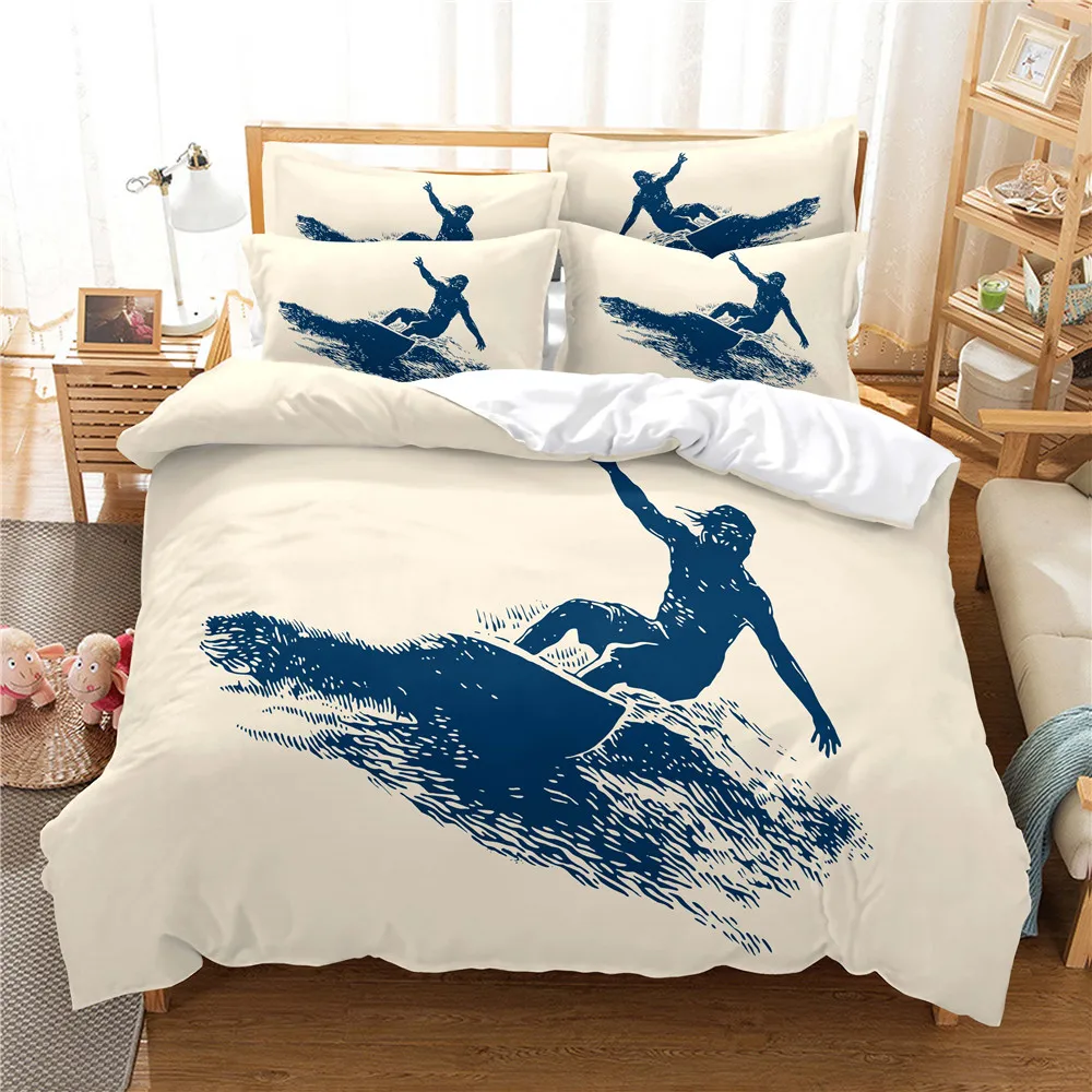 

3D Sporting Bedding Set Queen Bedding Duvet Cover Set Bedding Set Bed Cover Cotton Queen Bedroom Bed Cover Set Bed Set Bedding