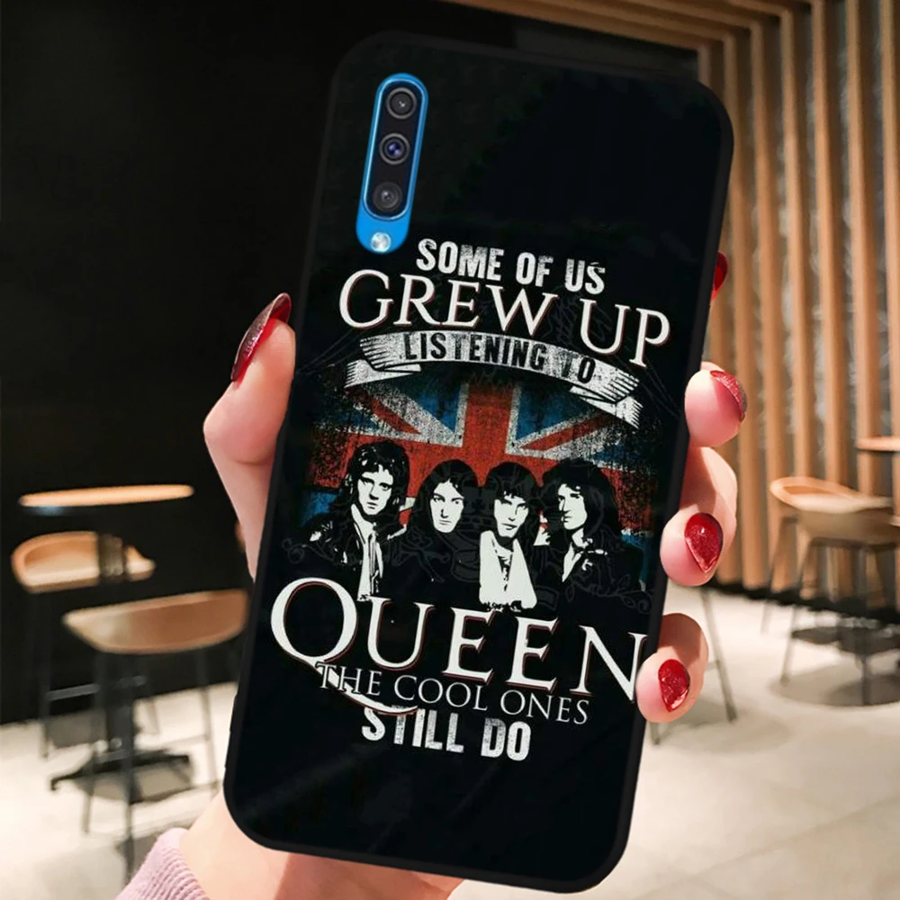 Queen band Freddie Mercury Soft Phone Case for Samsung Galaxy Note 10 S10 Lite S20 Ultra Plus A11 A41 A51 A71 A81 A91 Cover | Мобильные