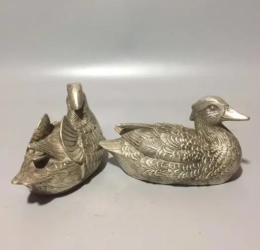 Искусственная резьба утка мандаринка прекрасная статуя животного свадебный