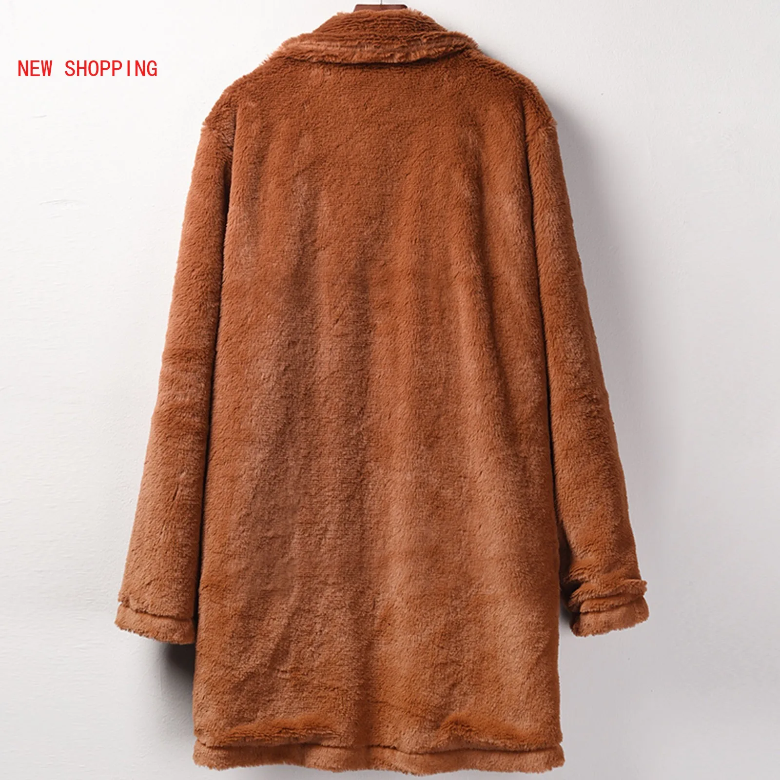 Winter Coat Woman 2022 Autumn Long Faux Fur Coat Women Warm Fur Teddy Jacket Female Plush Teddy Coat Plus Size Outwear Ladies