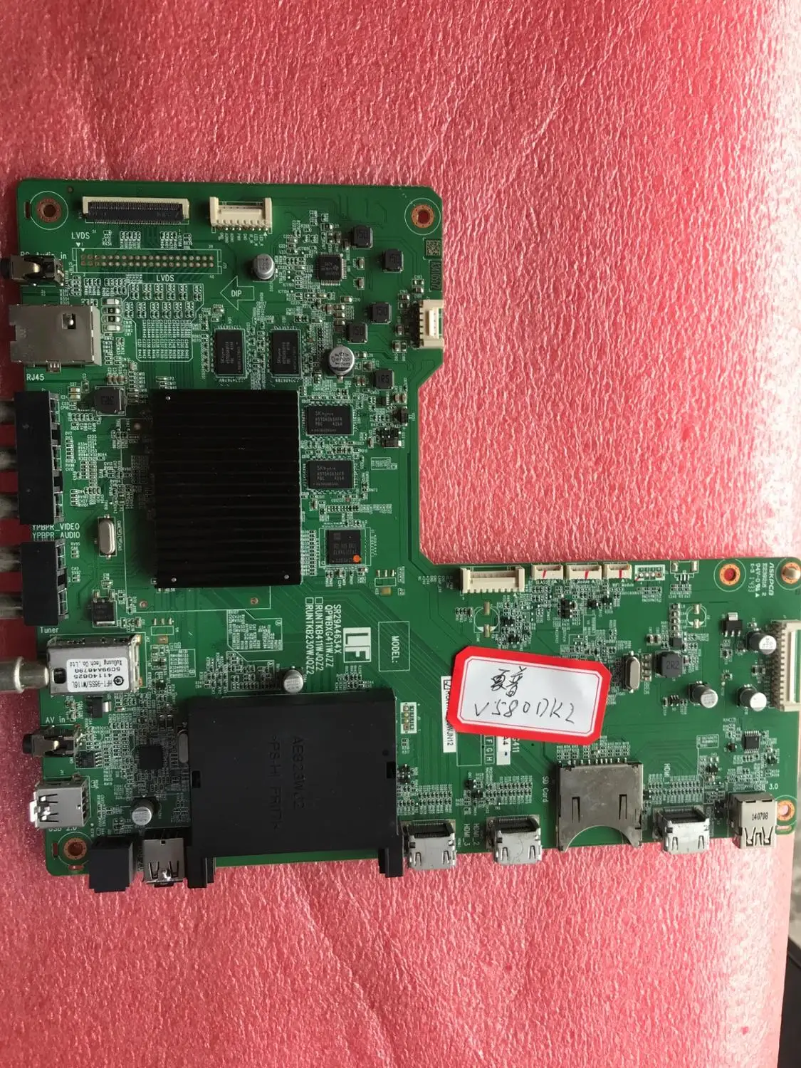 

Original LCD-58DS80 58U1A motherboard QPWBXG411WJZZ RUNTKB screen V580DK2